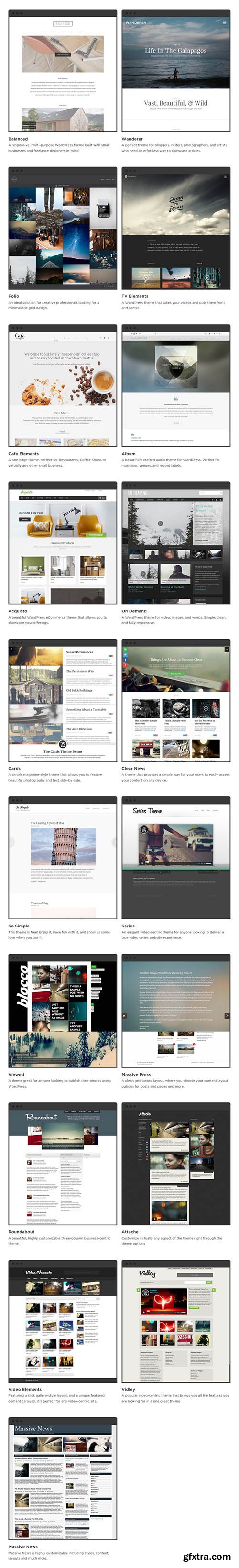 Press75 - WordPress Themes Pack 2015