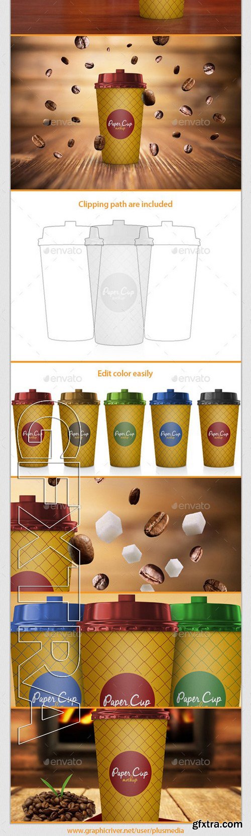 GraphicRiver - Paper Cup Mockup 11529996