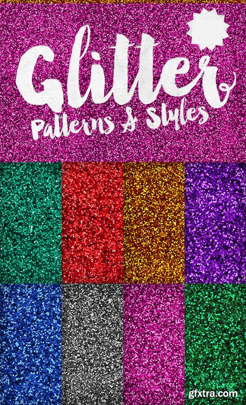 8 Glitter Effect Patterns and Styles for Photoshop