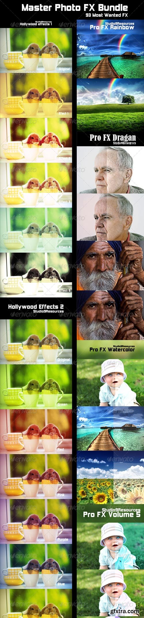 GR Master Photo Effects Bundle - 93 Most Wanted FX - 2068262