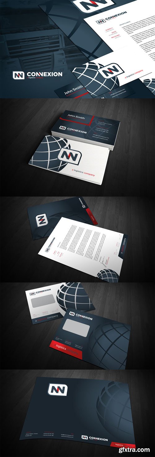 CreativeMarket - RW Transport Logistics Identity 59839