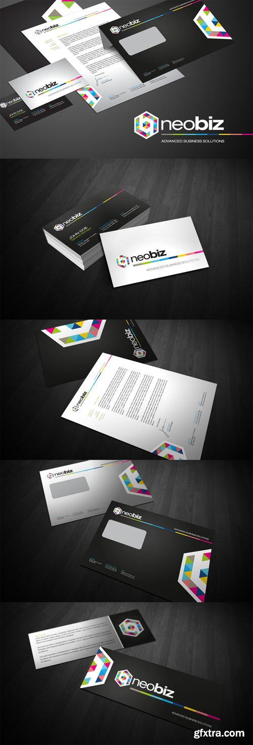 RW Neobiz Modern Identity + Logo - CM 59100