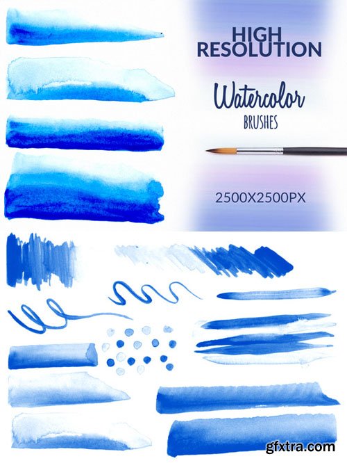 CM - Watercolor Brushes 108995