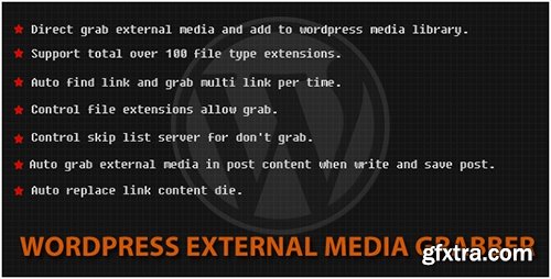 CodeCanyon - Wordpress External Media Grabber v1.0.1 - 4756203