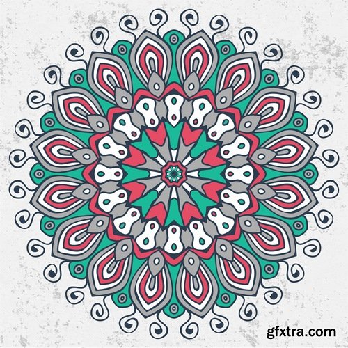 Collection of vector image calligraphic elements vintage design element #3-25 Eps