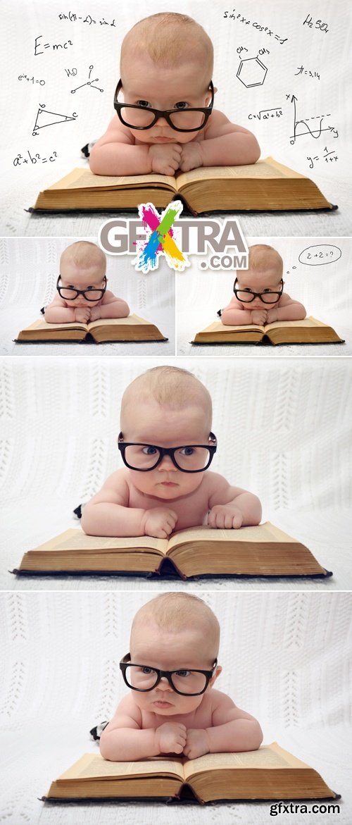 Stock Photo - Clever Baby