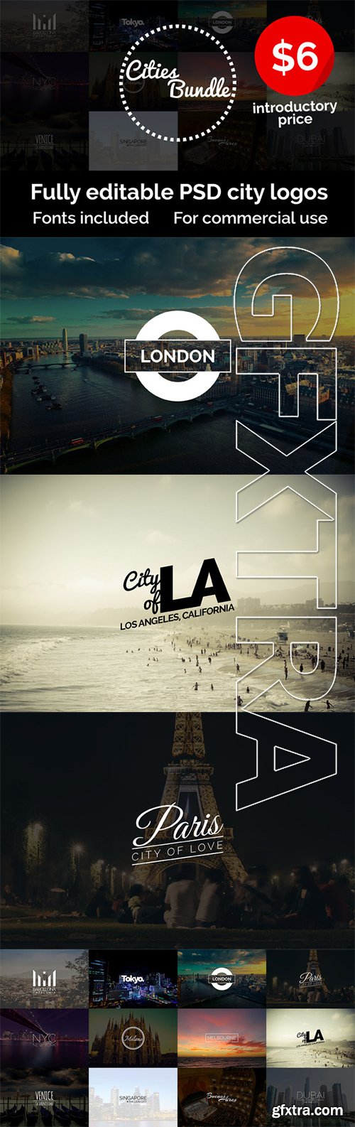 CM - Cities Logo Bundle 279285