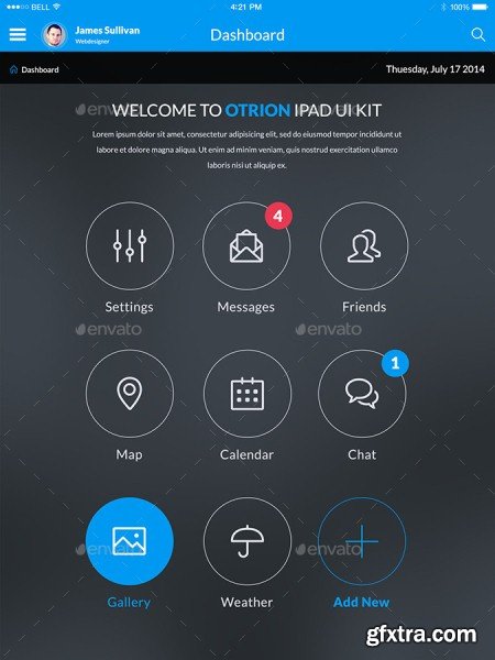 GR Otrion UI Kit Bundle - 9478447