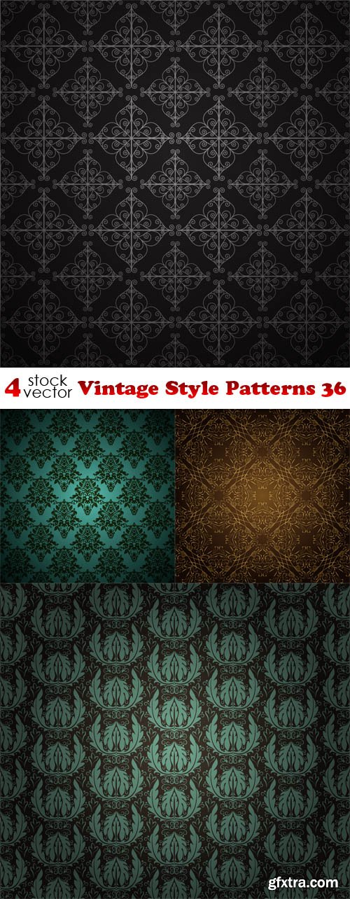 Vectors - Vintage Style Patterns 36