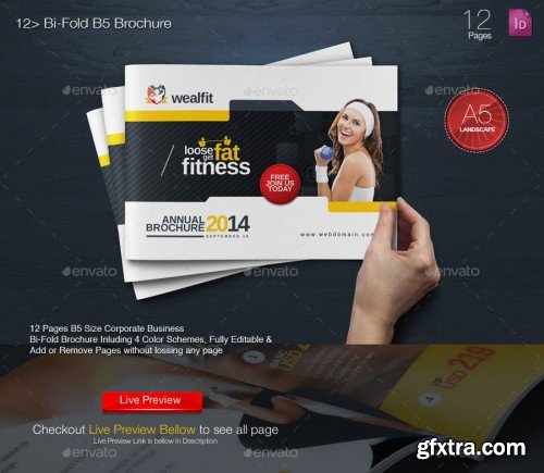 GR WealFit | Fitness | Gym Branding Identity Pack - 10026113