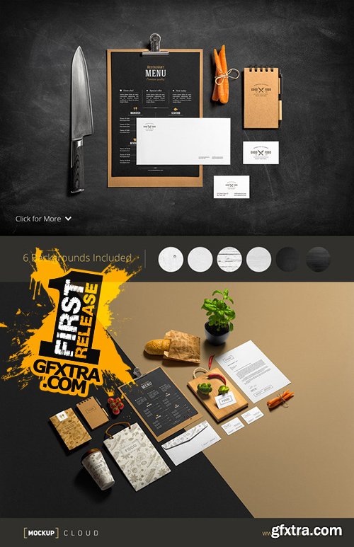 CM - Restaurant & Bar /Stationery Mock-Up 231283