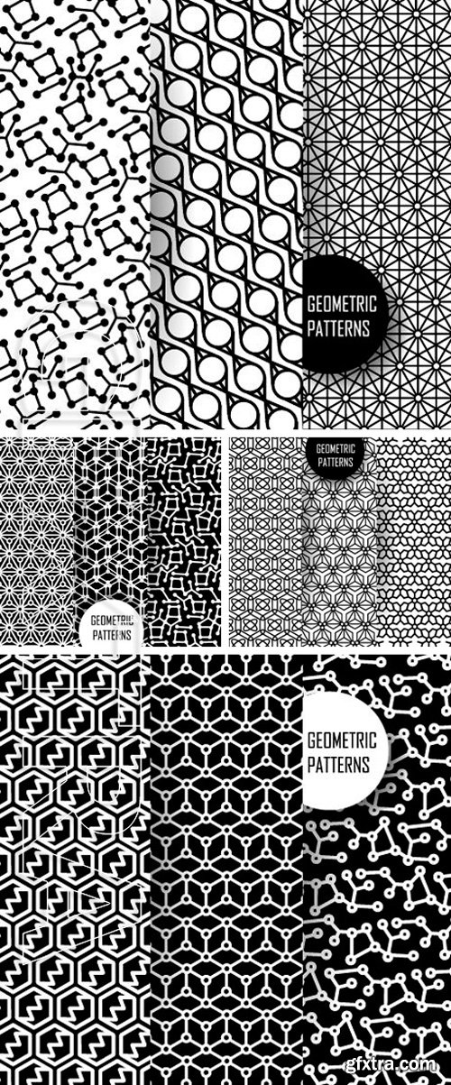 Stock Vectors - Abstract geometric pattern. Black and white texture