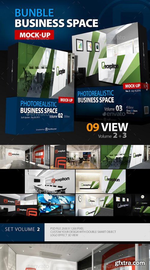 GraphicRiver - Mock-up Business Space Bundle Vol.2-3 9757171