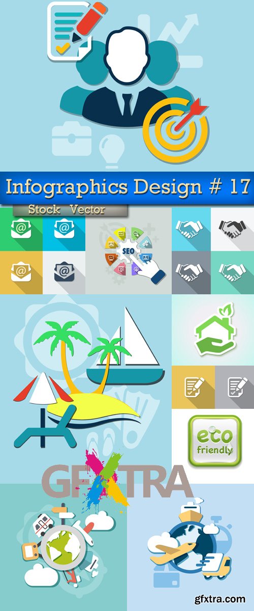 Infographics Elements Design in Vector # 17