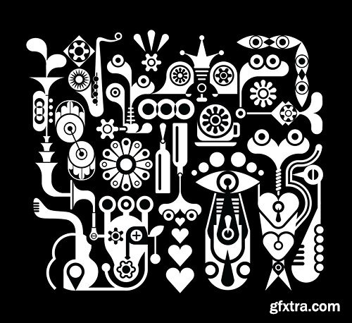 Design Abstract Illustrations - 25x EPS