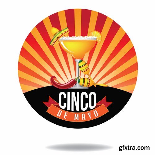 Cinco de Mayo icon - 9 EPS