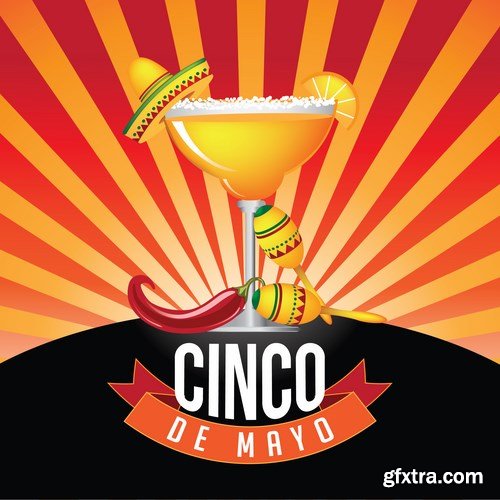 Cinco de Mayo icon - 9 EPS