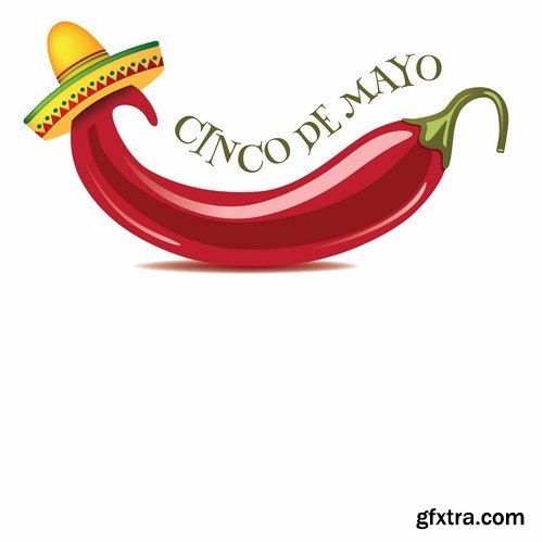 Cinco de Mayo icon - 9 EPS