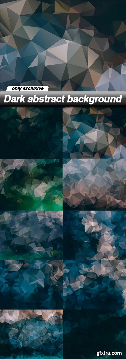 Dark abstract background - 10 EPS