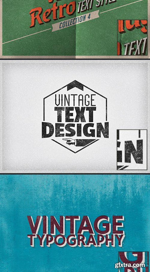 GraphicRiver Vintage/Retro Text Col 4 7649455