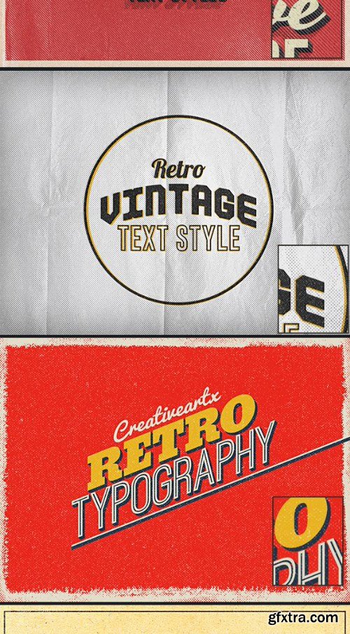 GraphicRiver Vintage/Retro Text Col 4 7649455