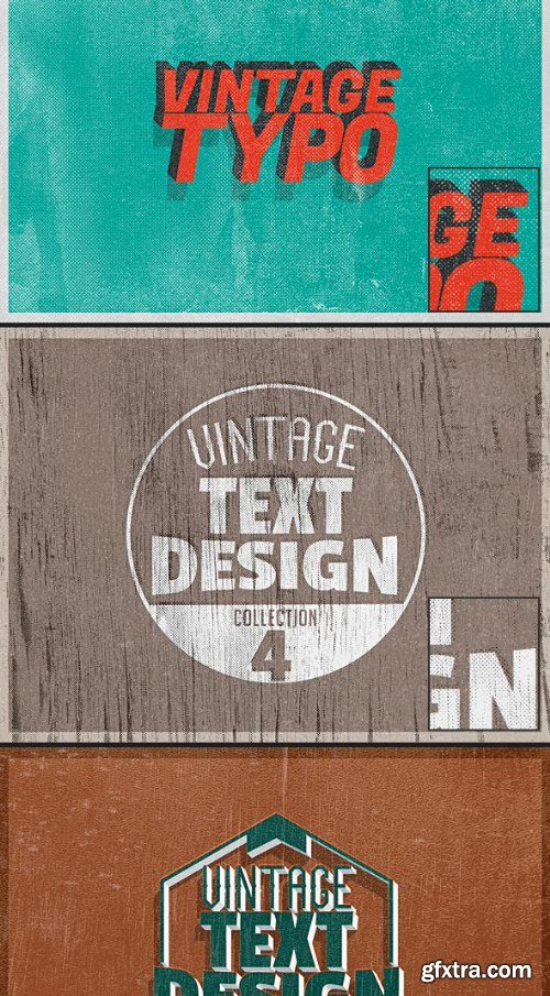 GraphicRiver Vintage/Retro Text Col 4 7649455