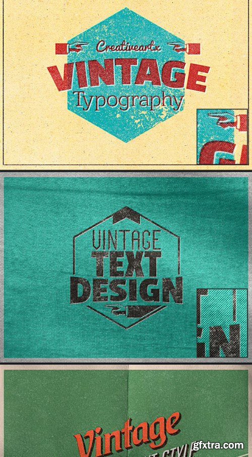 GraphicRiver Vintage/Retro Text Col 4 7649455