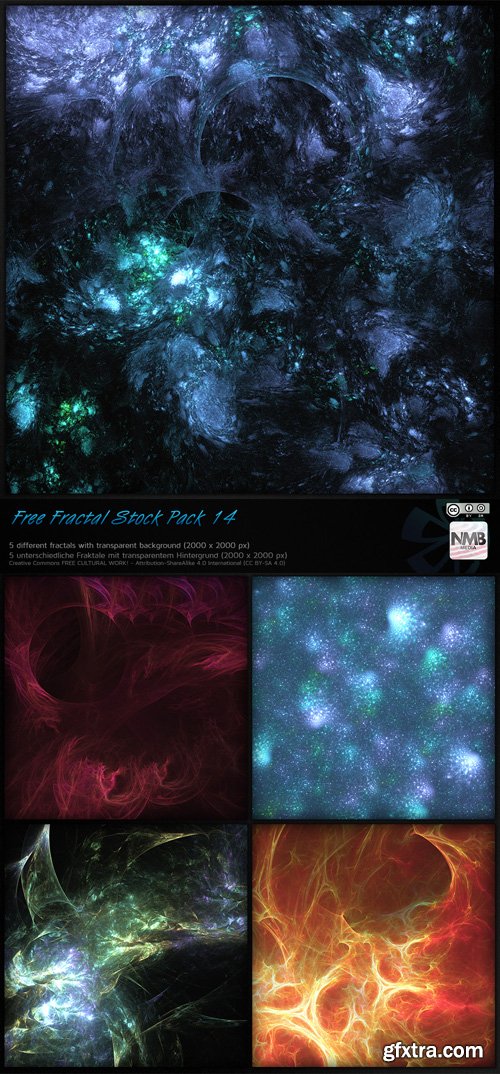 Fractal Backgrounds - Transparent PNG Overlay, part 12