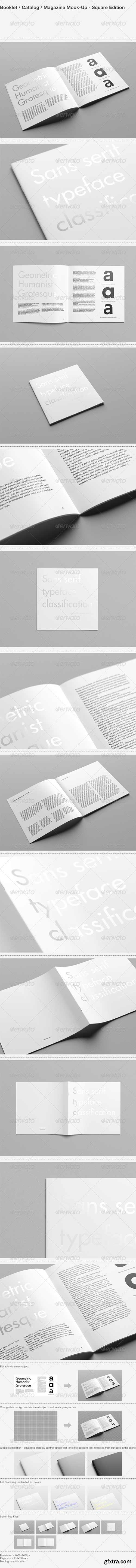 GraphicRiver - Square Catalog / Magazine Mock-Up 7973613