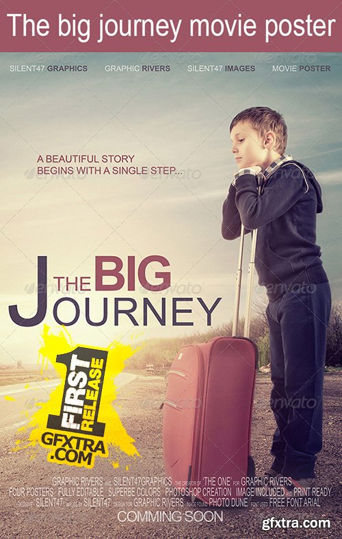 GraphicRiver - The Big Journey Movie Poster 6104079