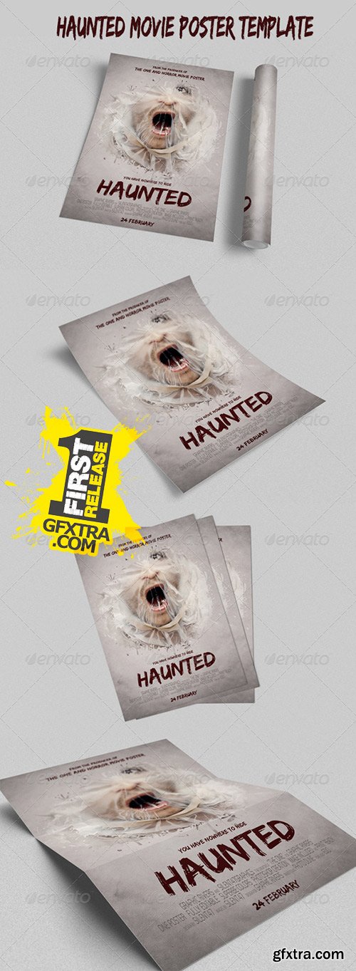 GraphicRiver - Haunted Movie Poster Template 6563657