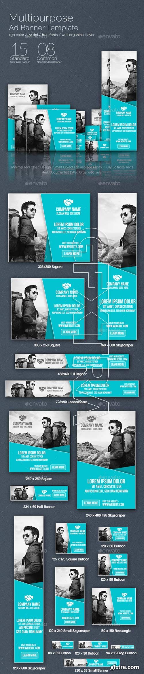 GraphicRiver - Multipurpose Web Ad Banner 8859899