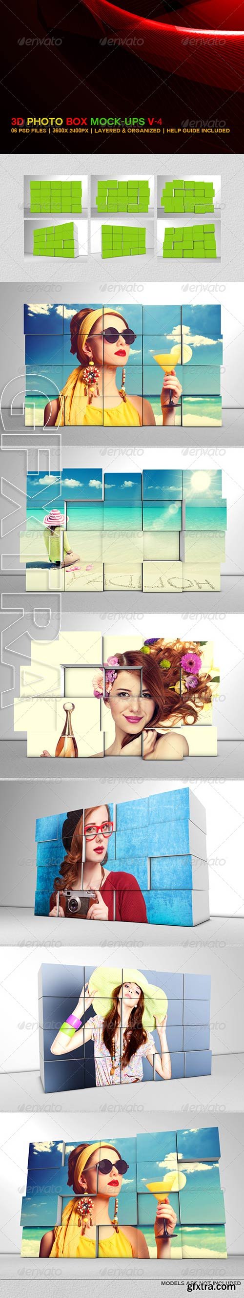 GraphicRiver - 3D Photo Box Mockups V-4 8660163