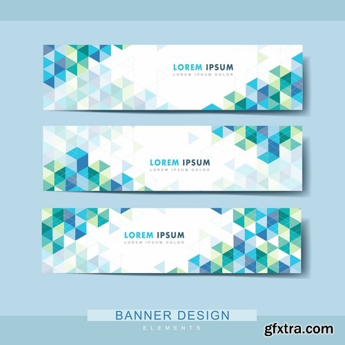 Collection of vector image brochure flyer banner #10-25 Eps