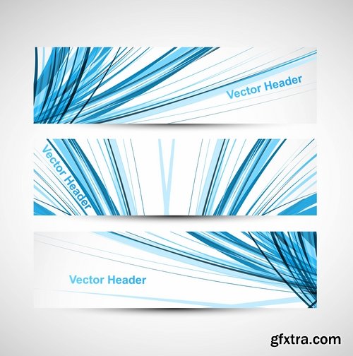 Collection of vector image brochure flyer banner #10-25 Eps