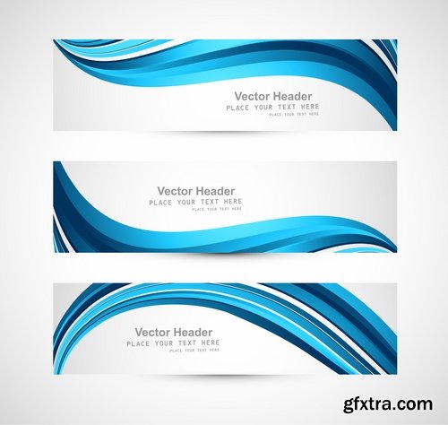 Collection of vector image brochure flyer banner #10-25 Eps