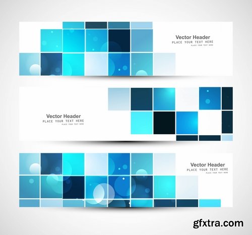 Collection of vector image brochure flyer banner #10-25 Eps