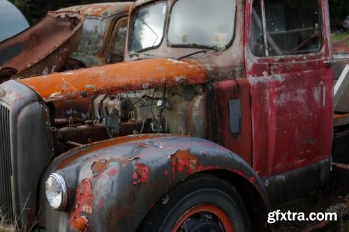 Collection of junkyard car scrap rusty metal 25 HQ Jpeg