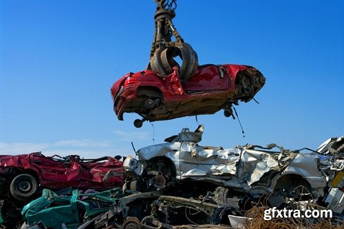 Collection of junkyard car scrap rusty metal 25 HQ Jpeg