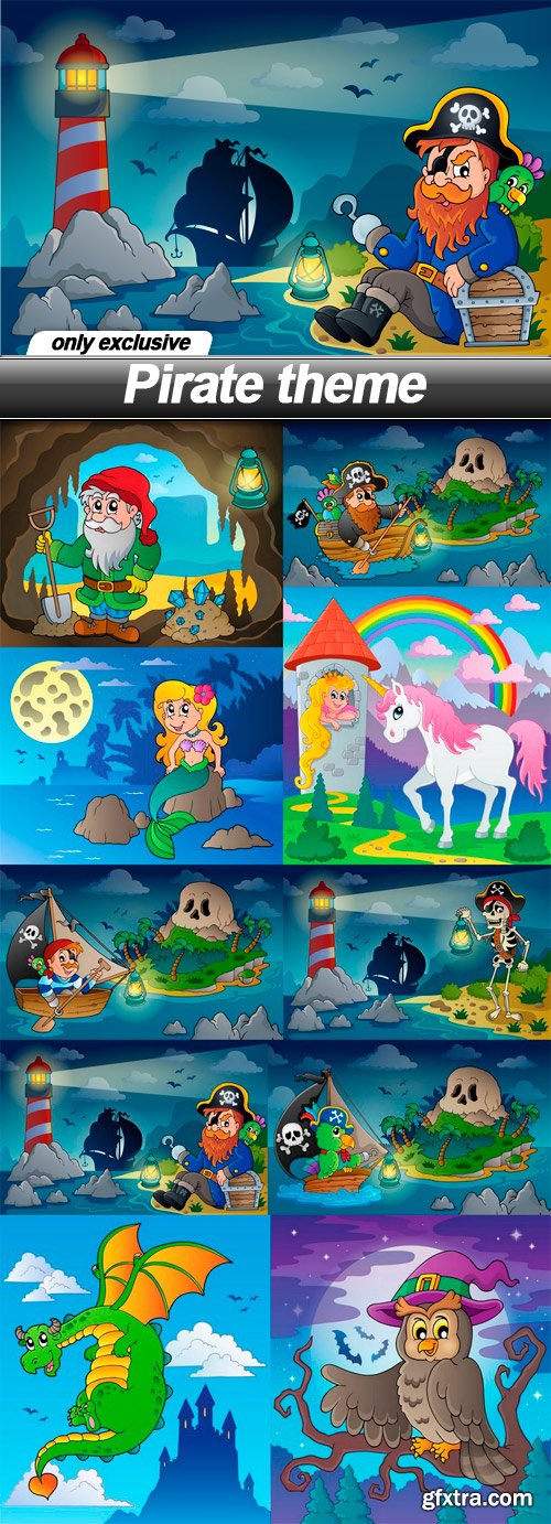 Pirate theme - 10 EPS