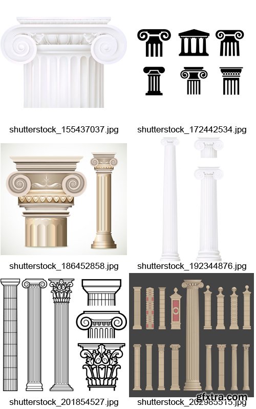 Amazing SS - Ancient Columns, 25xEPS