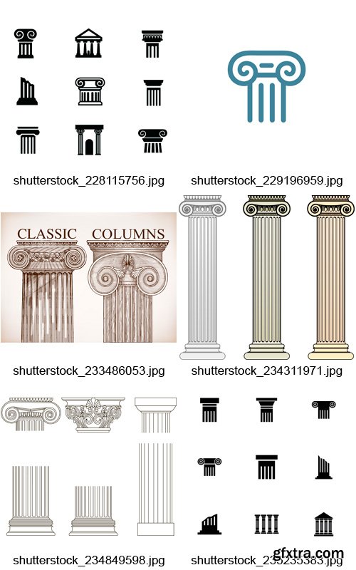 Amazing SS - Ancient Columns, 25xEPS