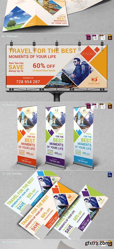 GraphicRiver Tourisme Mega Pack 9921257