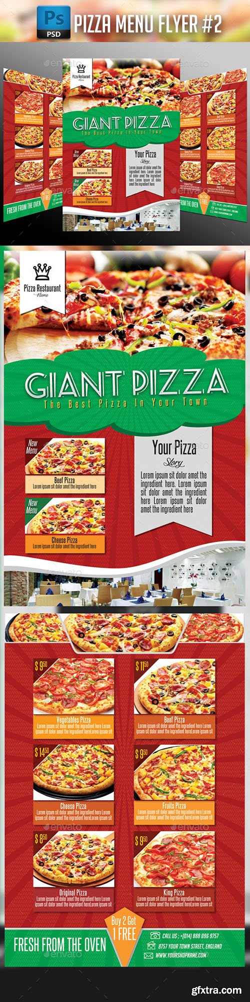 GraphicRiver Pizza Flyer