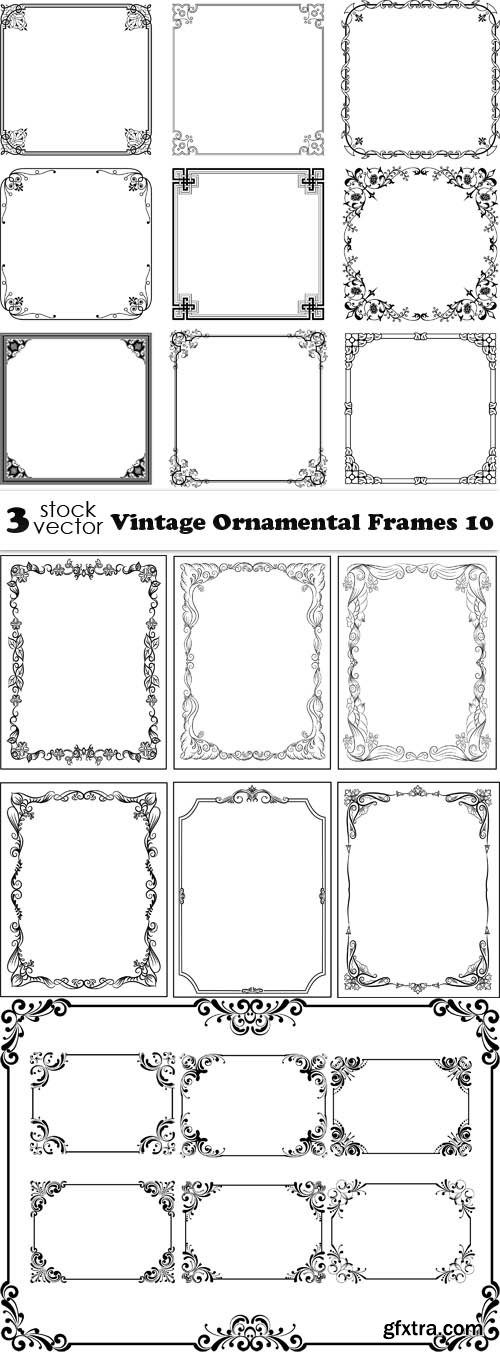 Vectors - Vintage Ornamental Frames 10