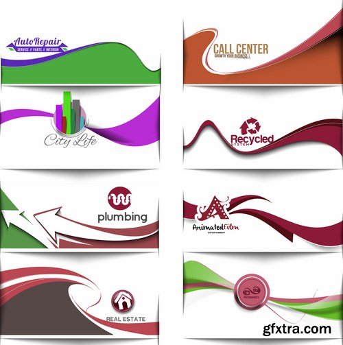 Abstract Banners Collection #18 - 25 Vectors