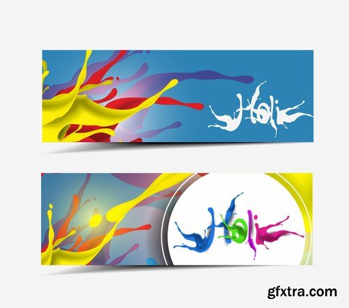 Abstract Banners Collection #18 - 25 Vectors