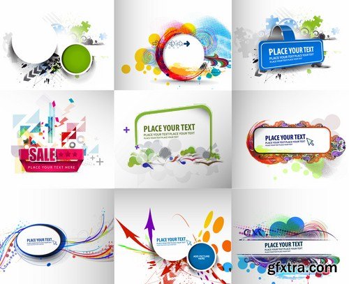 Abstract Banners Collection #18 - 25 Vectors