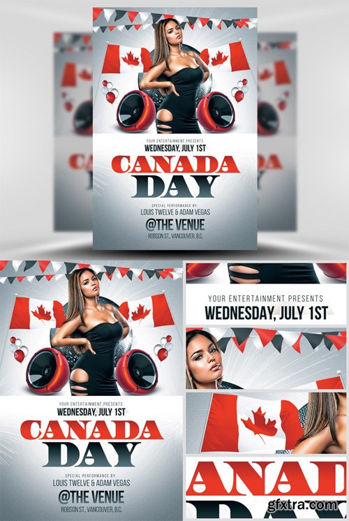 Canada Day Flyer Template