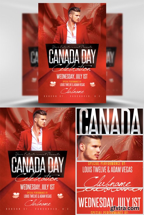 Canada Day Flyer Template 2